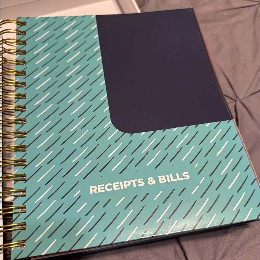 Clever Fox Budget Planner & Monthly Bill Organizer Expense Tracker Teal Green